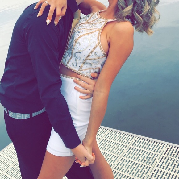 Alyce Paris 2 piece hoco dress - Picture 4 of 4